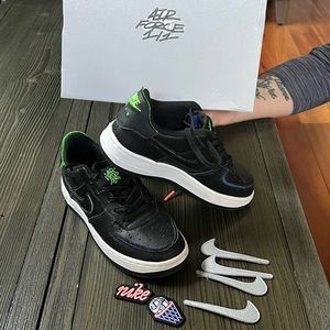 Nike Air Force 1’s has Velcro piece to make them one of a kind.